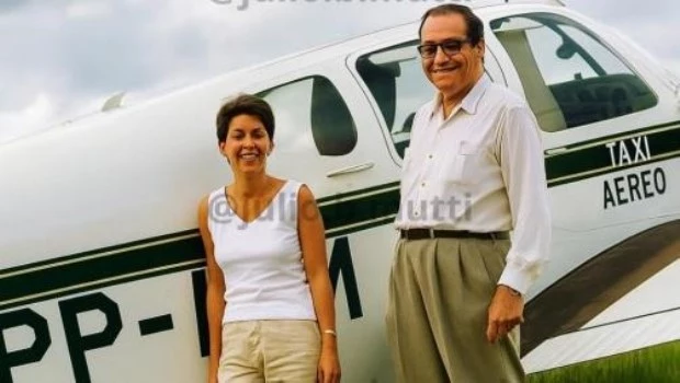 Antoniette Imfeld y Friedrich Kadgien en Brasil.