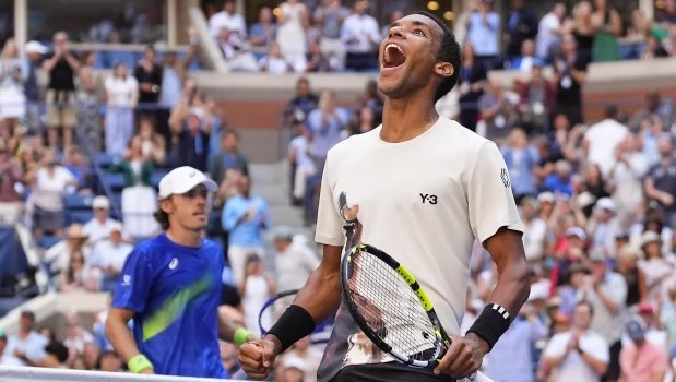 Auger-Aliassime vence a De Miñaur en el US Open y llega a su 1ra semifinal de Grand Slam desde 2021