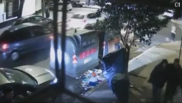 Noche de terror en Caballito: discusión, atropello y robo