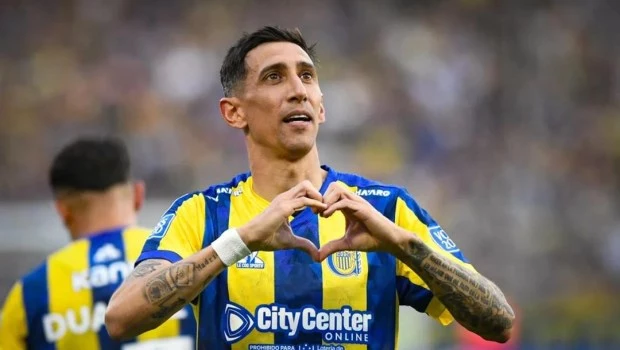 Un gol olímpico de Di María enalteció el empate entre Central y Boca