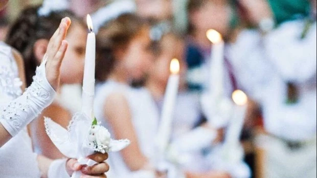 La Primera Comunión de los niños