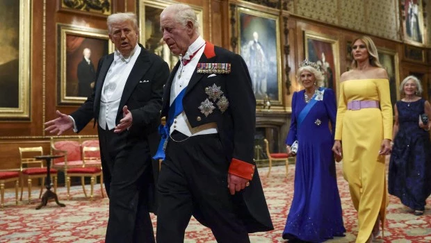 Trump tuvo un recibimiento de rey 