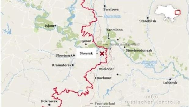 Frente de combate en septiembre de 2025.