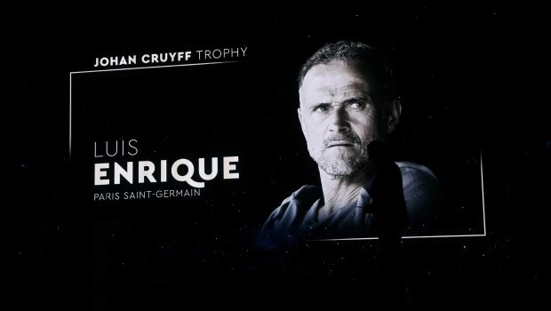 Luis Enrique se consagró como el mejor entrenador de la temporada 