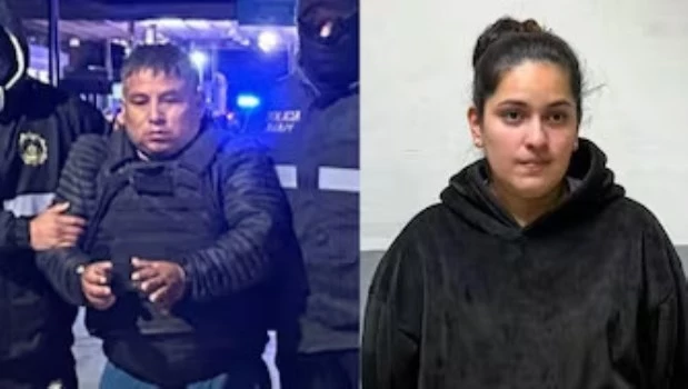 Lázaro Víctor Sotacuro y su sobrina Florencia Ibáñez. ARCHIVO