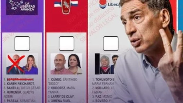 La reimpresión de boletas costaría 12 mil millones de pesos si Santilli reemplaza a Espert