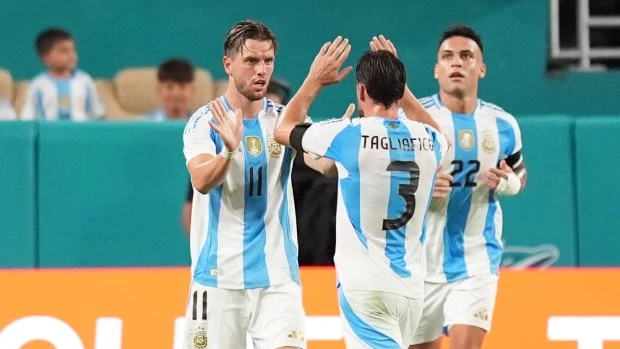 Sin Messi, la Selección argentina venció a Venezuela en la apertura de su gira por Estados Unidos