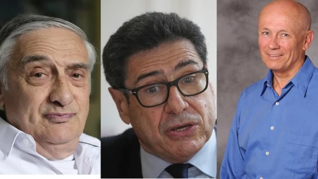 Los galardonados: el holandés Joel Mokyr, el francés Philippe Aghion y el canadiense Peter Howitt.