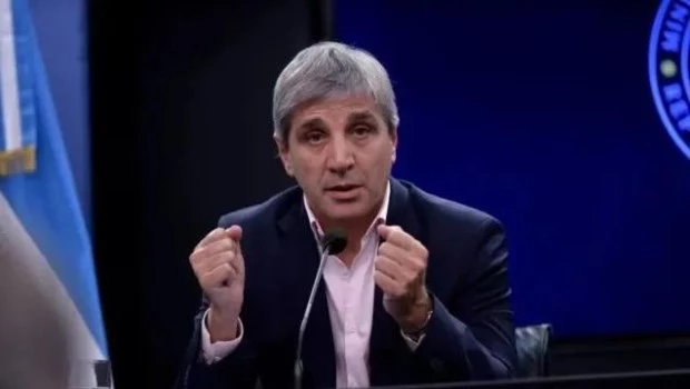 El ministro de Economía, Luis Caputo.