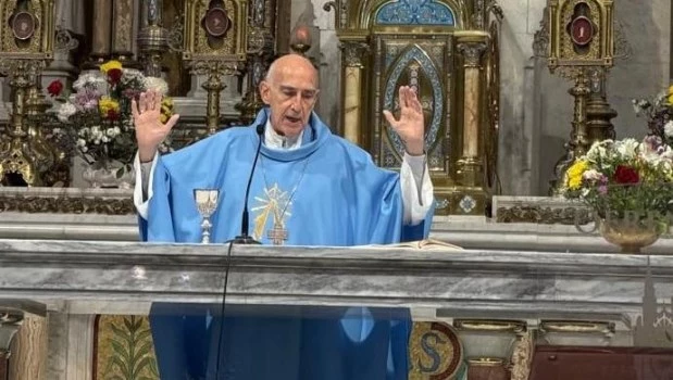 Monseñor Carlos Malfa pidió por la paz tras su misión en Jerusalén