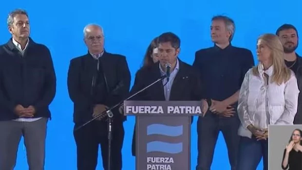 Kicillof dijo el Presidente se equivoca si festeja que seis de cada 10 argentino no votaron a LLA