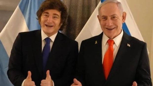 Netanyahu felicitó a Milei por la victoria en las elecciones legislativas