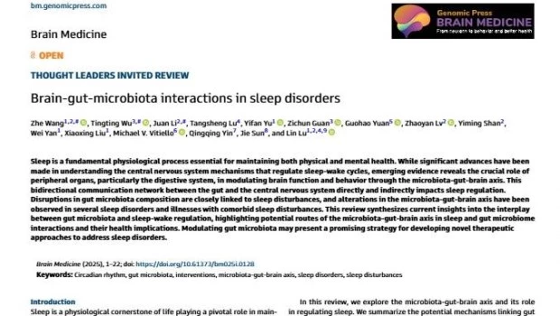 El intestino como camino hacia el tratamiento de los trastornos del sueño