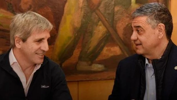Sin Santilli, Luis Caputo recibe a Jorge Macri para destrabar la deuda por la coparticipación