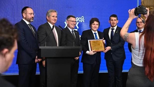 Milei, con la DAIA: “El mundo libre le dio la espalda al pueblo judío y nosotros le dimos la mano”