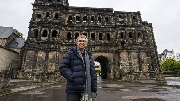 El escritor español eligió las ciudades de Tréveris y Coblenza para hacer la presentación oficial del libro.