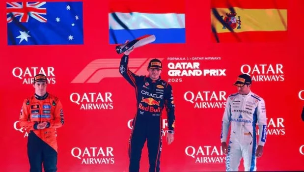 Verstappen encendió el final de la F1 tras su triunfo en Qatar, donde Colapinto finalizó décimo cuarto