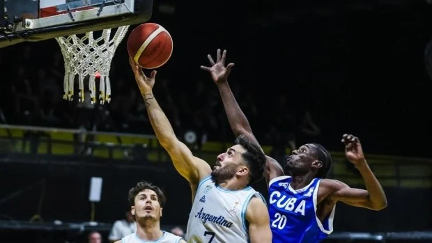 Básquetbol: Argentina aplastó a Cuba por 105-49 en la clasificación al Mundial de Qatar 2027