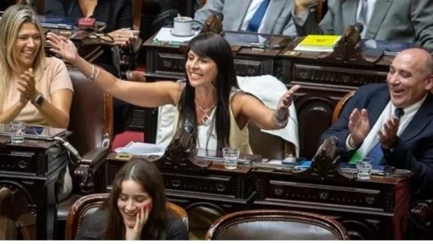 Finalmente, la libertaria Lorena Villaverde renunció al Senado