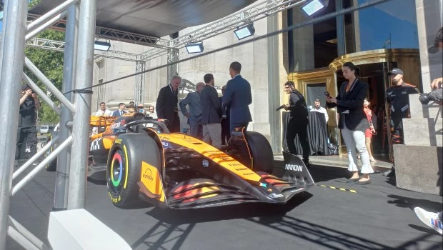 Llegó a la Argentina el McLaren del campeón de Formula Uno