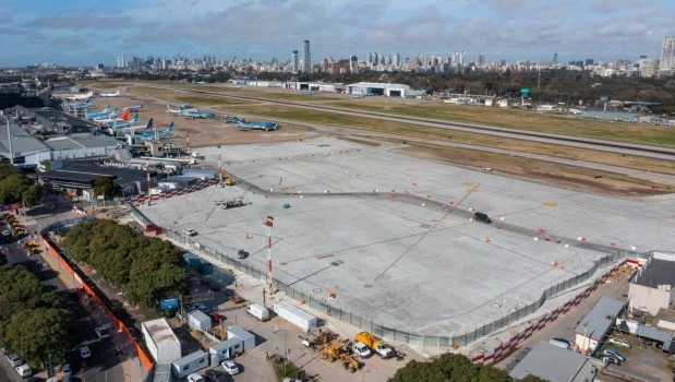 Aeroparque comenzó a operar con la nueva plataforma Norte