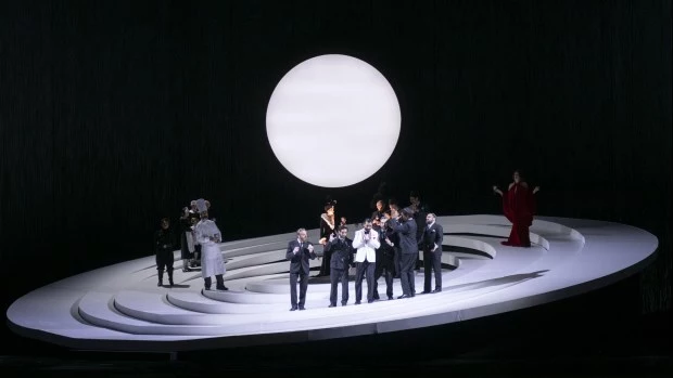 Aunque con una puesta controversial, ‘Salomé’ relumbró por sus buenos cantantes y la dirección del francés Philippe Auguin.Gentileza: Juanjo Bruzza