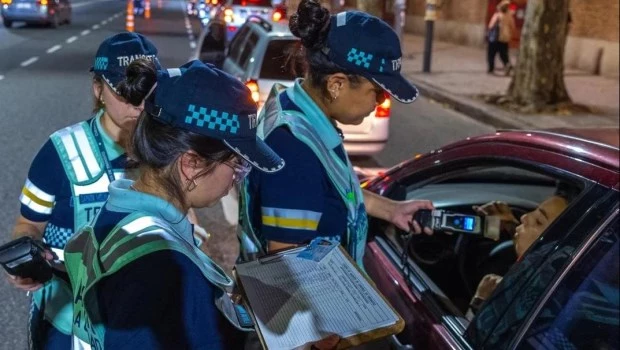 Controles de alcoholemia por la Navidad: la tasa de positivos cayó a la mitad
