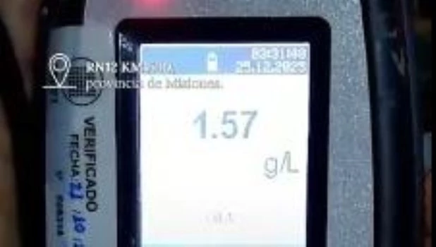 Nochebuena: detectaron 97 casos de alcoholemia y el valor más alto fue de 1,83 g/l
