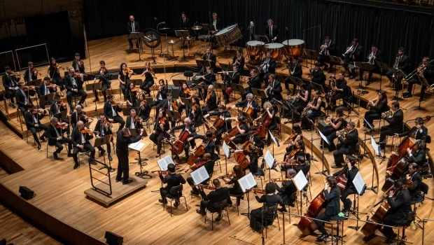 GENTILEZA SANTIAGO GARCIAEn sus veintiún conciertos ofrecidos en el Palacio Libertad, la Orquesta Sinfónica Nacional interpretó obras del repertorio universal y argentino.