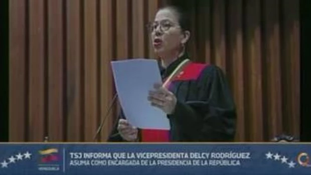 El Tribunal Supremo de Justicia ordena que Delcy Rodríguez asuma la presidencia de Venezuela
