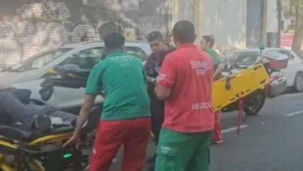 Derrumbe en un centro médico de OSECAC en Palermo: seis heridos