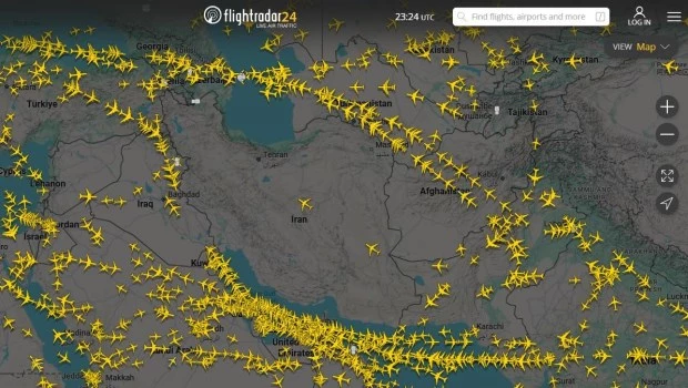 En un escenario de creciente tensión, Irán cierra su espacio aéreo