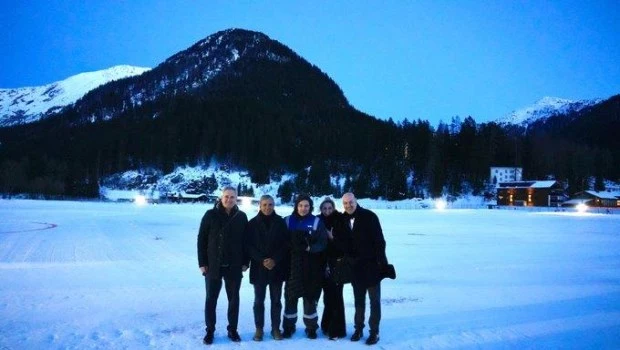 Javier Milei llegó a Davos