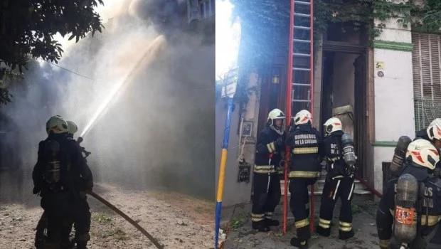 Una mujer murió por el incendio en un conventillo en La Boca