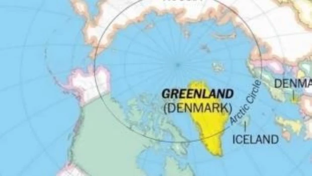 La ubicación de Groenlandia en el mundo desde otra perspectiva, esto explica muchas cosas para quienes aún no lo ven claro.