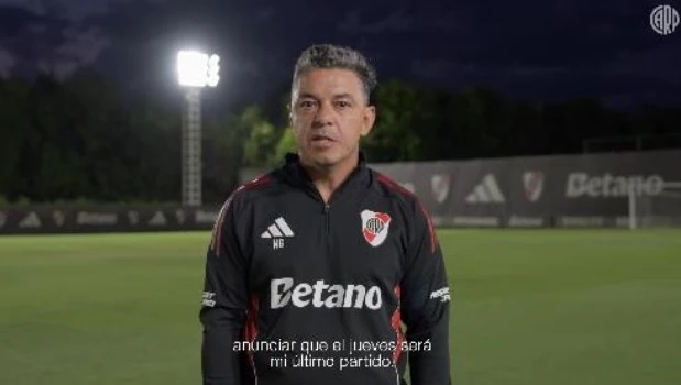 Gallardo anunció que el jueves dirigirá por última vez a River