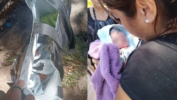 Hallan a un recién nacido abandonado en una bolsa
