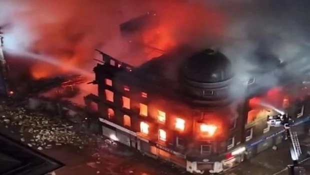 Un incendio en Glasgow obligó a cerrar la principal estación ferroviaria de Escocia