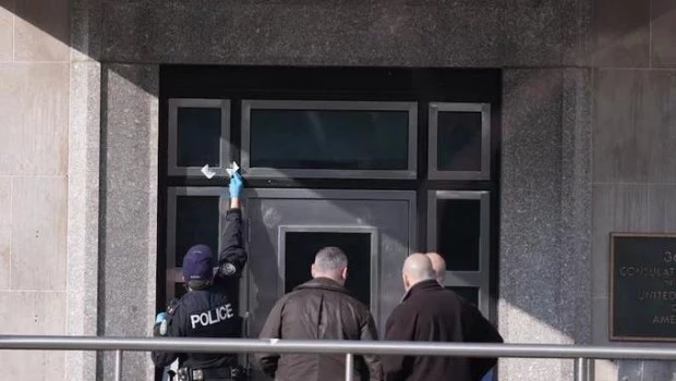El consulado de Estados Unidos en el centro de Toronto fue tiroteado durante la madrugada