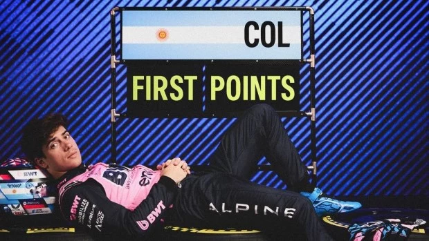 Colapinto terminó 10° en el GP de China y sumó su primer punto en Alpine