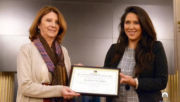 La jueza recibió numerosos reconocimientos por su trayectoria.