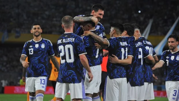 Sin complicaciones, Argentina venció a Zambia en la Bombonera