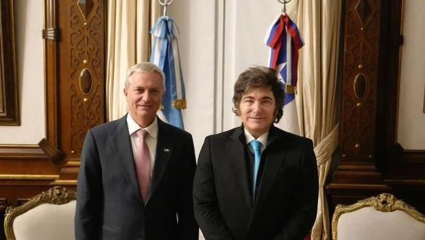 Milei recibió a Kast en la Casa Rosada