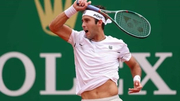 Etcheverry se lo dio vuelta a Atmane y se metió en octavos de final del Masters 1000 de Montecarlo