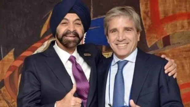 Caputo se reunió con el presidente del Banco Mundial, Ajay Banga.