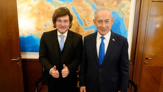 Encuentro en Jerusalén: Netanyahu llamó a Milei “un gran amigo de Israel”