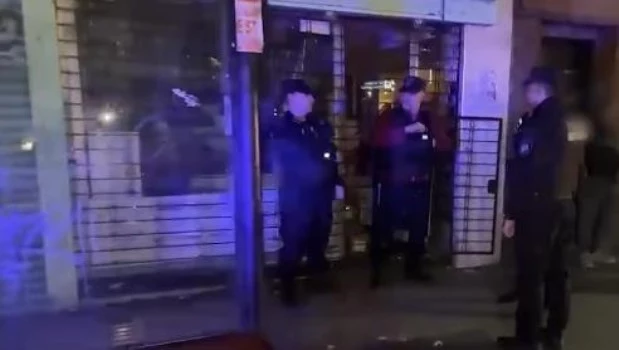 Frustraron el ingreso de boqueteros a una agencia de lotería de Recoleta