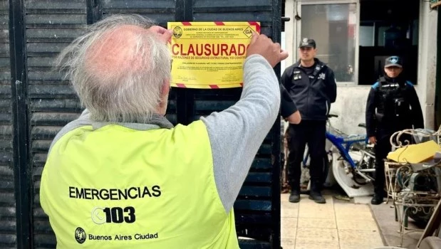 La intervención se llevó a cabo en una vivienda ubicada en Barzana al 1200.