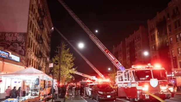 Tres muertos en un incendio en un edificio de Nueva York