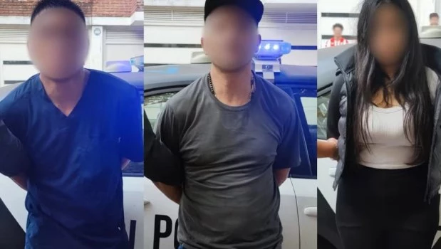 Detienen a dos hombres colombianos y a una mujer con pedido de captura en un robo en Caballito